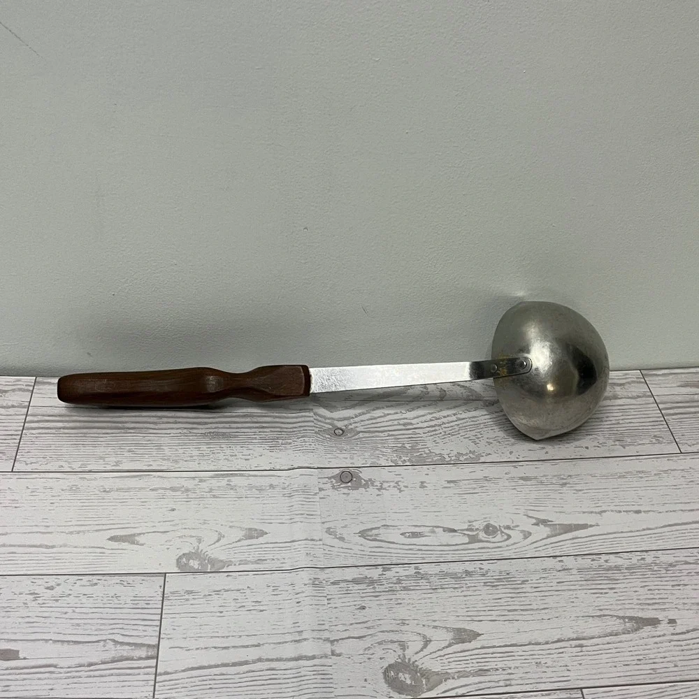 Vintage‎ Cutco Ladle No 15 Brown Swirl Handle Stainless Steel 12